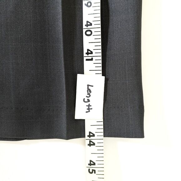Kenneth Cole Men's Gray Techni-Cole Performance Slim Fit Pants Size 32 x 34 - Picture 15 of 15
